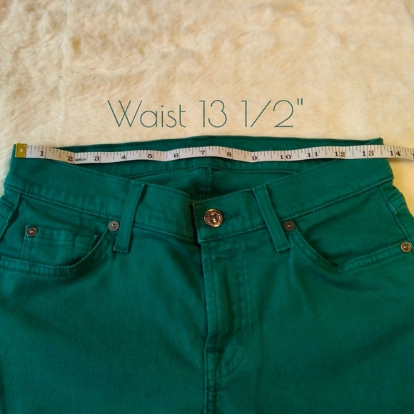 ✨7 For All Mankind ✨ Green Jeans - Picture 3 of 12